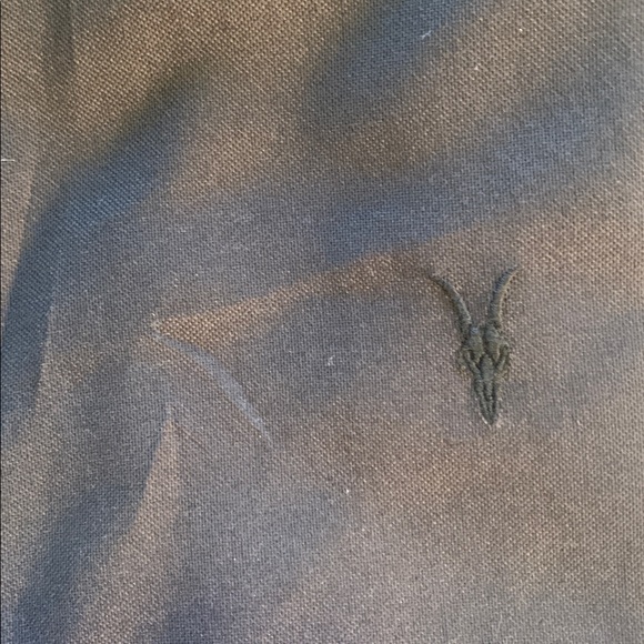 ALLSAINTS Men's Dark Gray Button Down Shirt - Picture 3 of 4